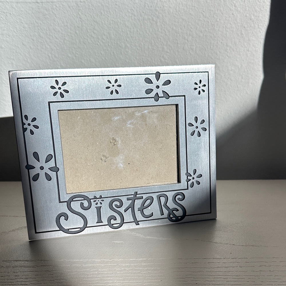 Silver 'Sisters' Photo Frame
